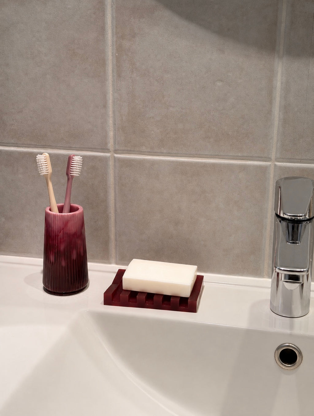 Porte-savon en résine époxy