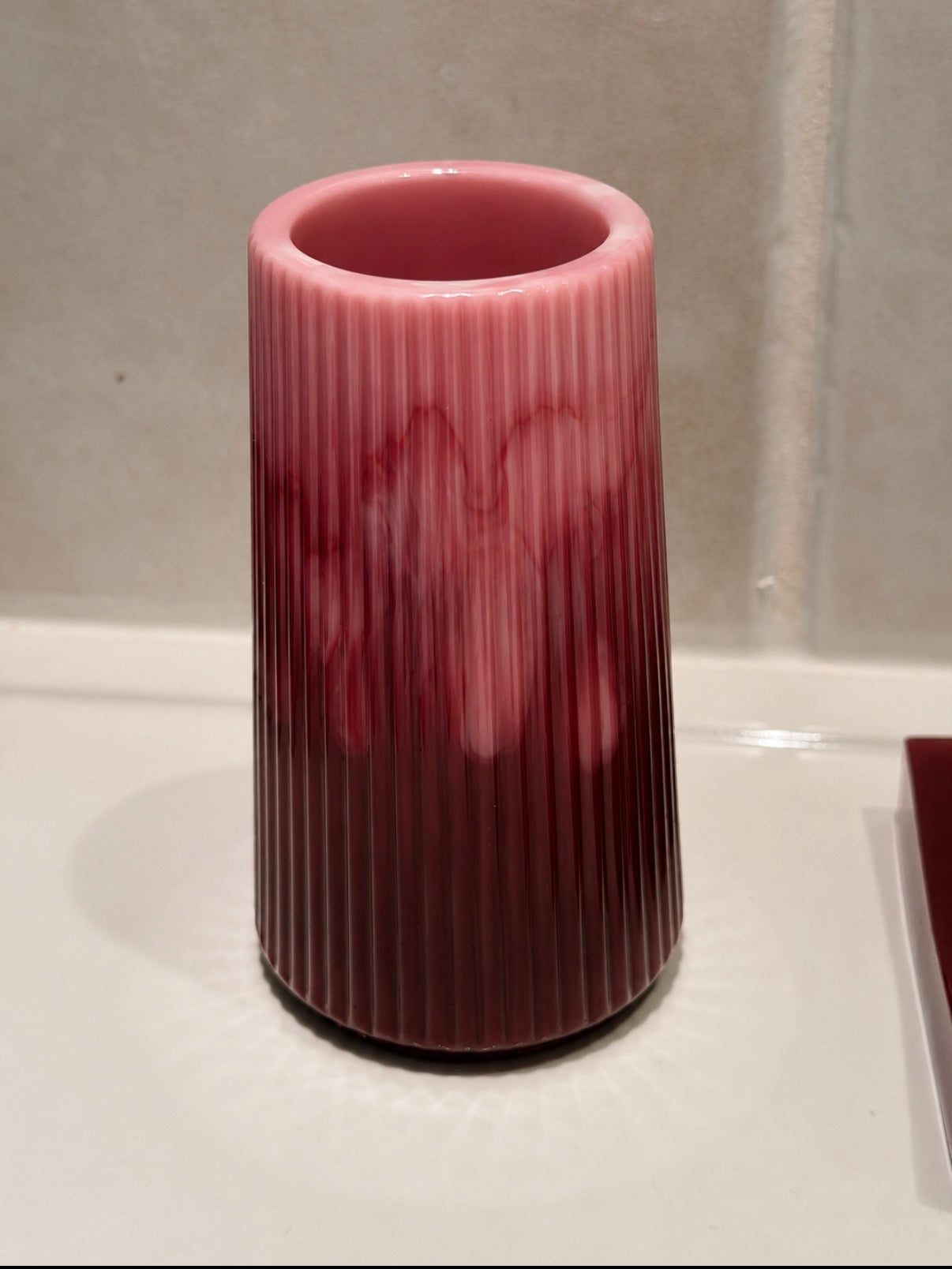Pot à brosse à dents en résine époxy